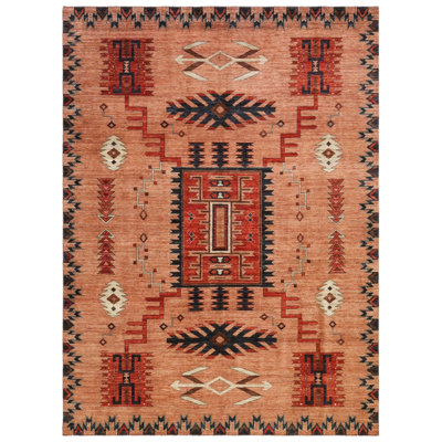 New Afghani Navajo Wool On Cotton 9Ftx12ft Clay