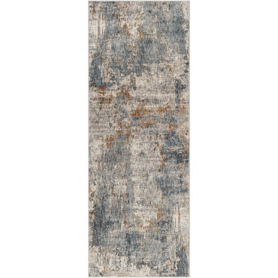 Tapis gris / denim Addisyn
