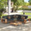 Ensemble de conversation modulaire avec coussins 4 pièces Eucalyptus
