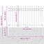 Powder-Coated Steel Fence Panels Included-124587409