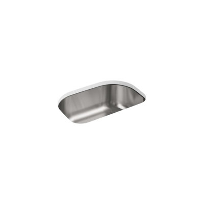 Cinch 26.4'' L Single Bowl Stainless Steel Kitchen Sink