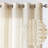 Kidist Linen Semi-Sheer Rod Pocket Curtain Pair-1963855534-1963855522
