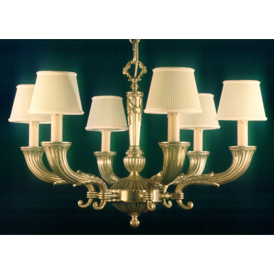 Decicco 6 - Light Shaded Chandelier