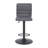 Rochester Swivel Upholstered Adjustable Height Counter Stool with Metal Frame-88697076