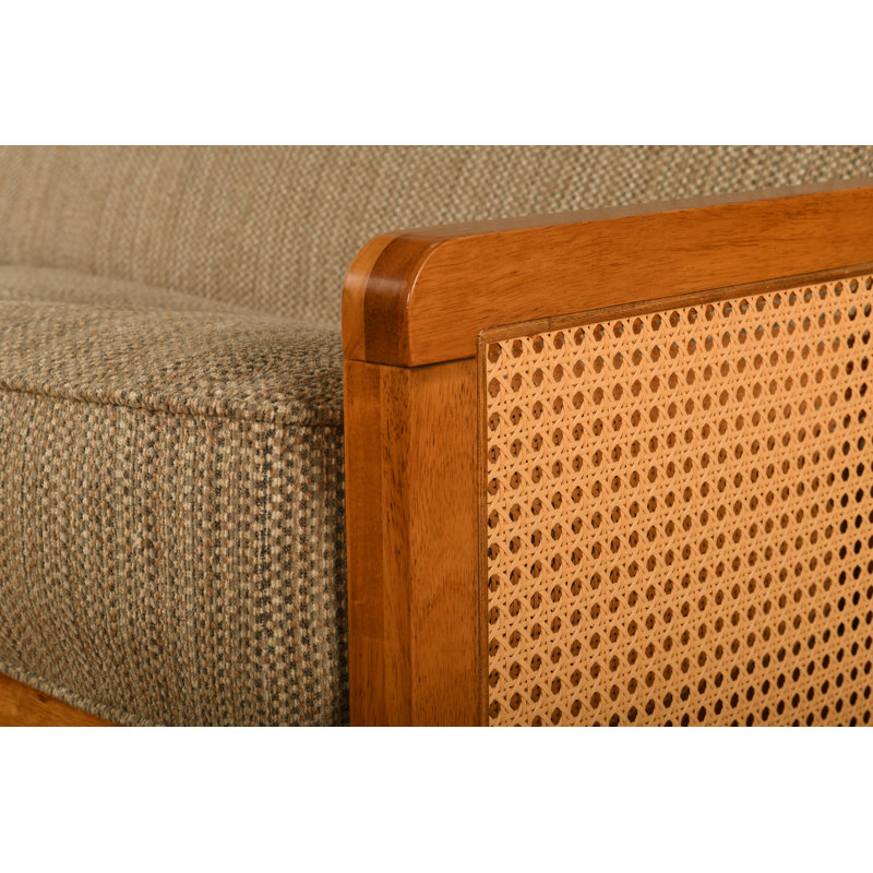 Full 77'' Wide Solid Wood Futon Frame, Mattress not Included