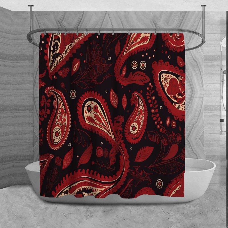 Rideau de douche Jurrina, H 93 po x l 70 po