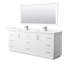 Strada 84'' Double Bathroom Vanity with Quartz Top-92723747-92723750-98216054