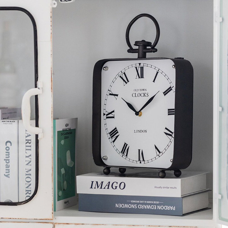 Industrial Style Metal Clock