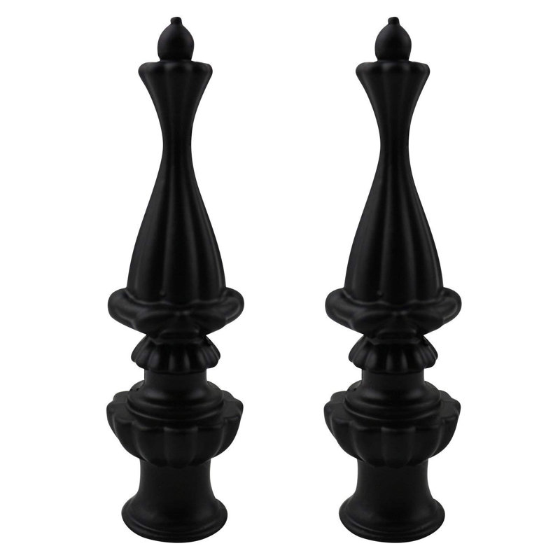 Armentrout Lamp Finial, Matte Black