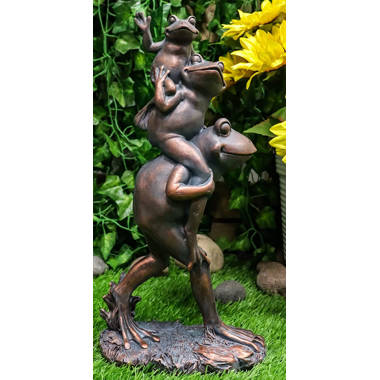 XBrand BronzeBoyX5 XBrand 24' H Faux Bronze Magnesium Oxide Walking Boy  Garden Statue w/Small, 1 - Dillons Food Stores