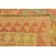 Tapis de zone en laine noué la 2 pi 8 po x 4 pi one-of-kind-orange Elland