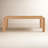 Channing Oak Solid Wood Dining Table-71625493-71625494