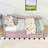 Twin Daybed with L-Shaped Backrest and Twin Trundle-1758909674