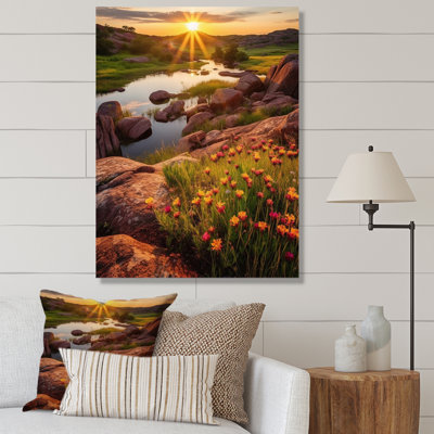" Oklahoma Wichita Mountains Sunset "