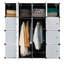 16 Door Plastic Wardrobe