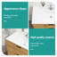 Comptoir de meuble-lavabo en céramique blanc 36 x 18 - Teinture, finition lisse, évier standard américain 1,75 évier rectangulaire 36 po x 18 po à faible absorption d'eau, élégant