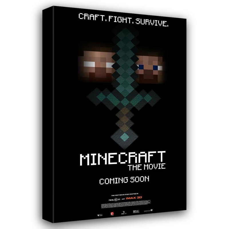 Minecraft, 48" H x 29" W