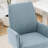 Mid-Back Ergonomic Office Chair with Striped Fabric and Golden Base-1050721236