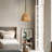 Jax 1 - Light 15"W x 12.2"H Woven Rattan Dome Pendant Light with Modern Farmhouse