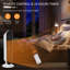HomCom 1500 Watt 6450 BTU Electric Tower Space Heater with Adjustable Thermostat and with Digital Display
