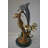 Alfano Dolphin with Three Turtles Bronze Statue Fountain - Size: 23"L x 22"W x 35"H.