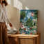 La toile crée un collage vibrant qui illustre le thème de la conservation de l'art mural-1229003484