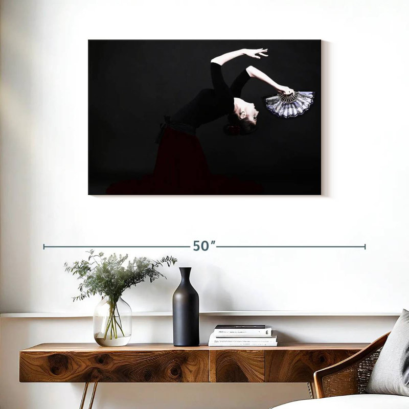 Enn Spanish Flamenco Dancer, 24" H x 36" W
