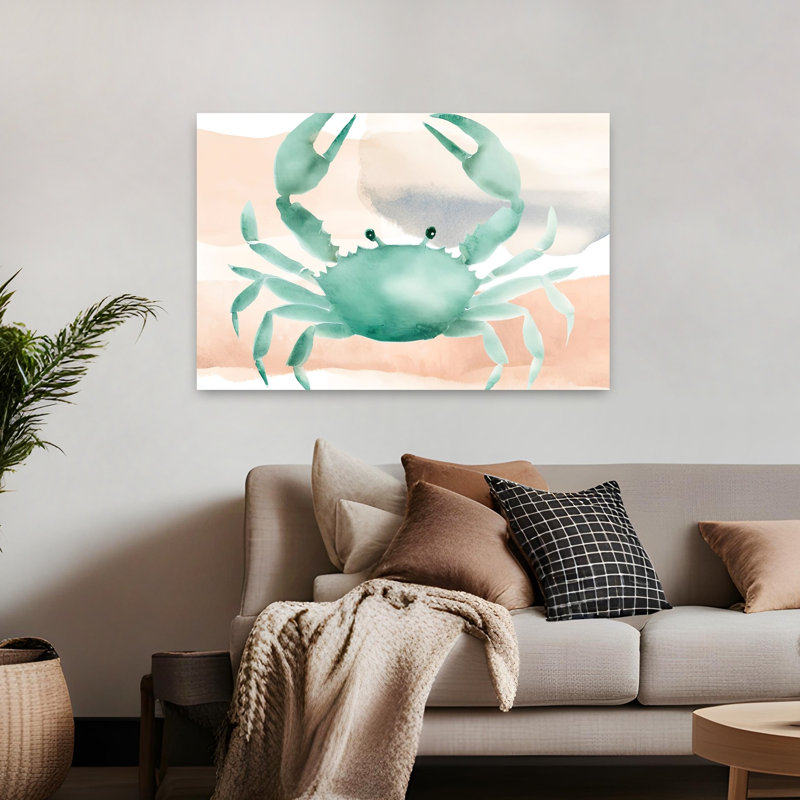 Crabe à marée haute, H 32 po x l 48 po