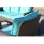 Ensemble de conversation en rotin pour 5 personnes avec coussins Wicker-90855331-90855335