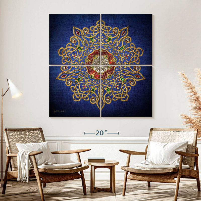 Rose tudor Kerner Celtic, H 57 po x l 57 po