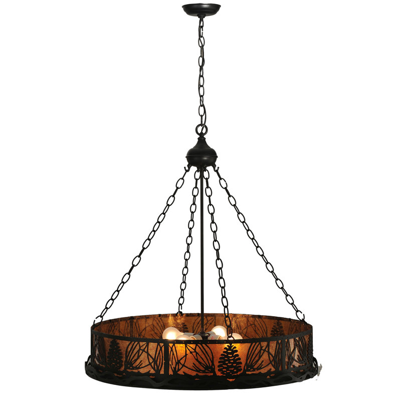 Rustic Lodge 2 - Light Chandelier