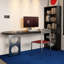 Black Rectangular Solid Wood desk-1454970190