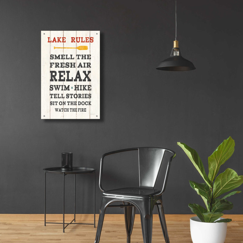 «Cabin Life VI Neutral» par Sue Schlabach, art mural en verre acrylique, H 36 po x l 24 po x P 0,2 po