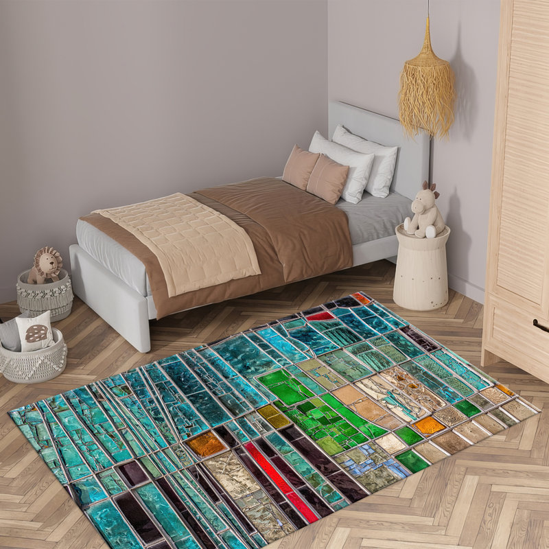 Exquisite Soft Pile Printed Rug with Harmonious Floral Design for an Elegant Touch in Your Living Space, Runner 3'3" x 9'2"
