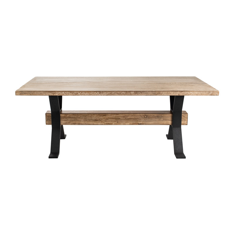 Watchtower 90" Wide Reclaimed Pine Dining Table