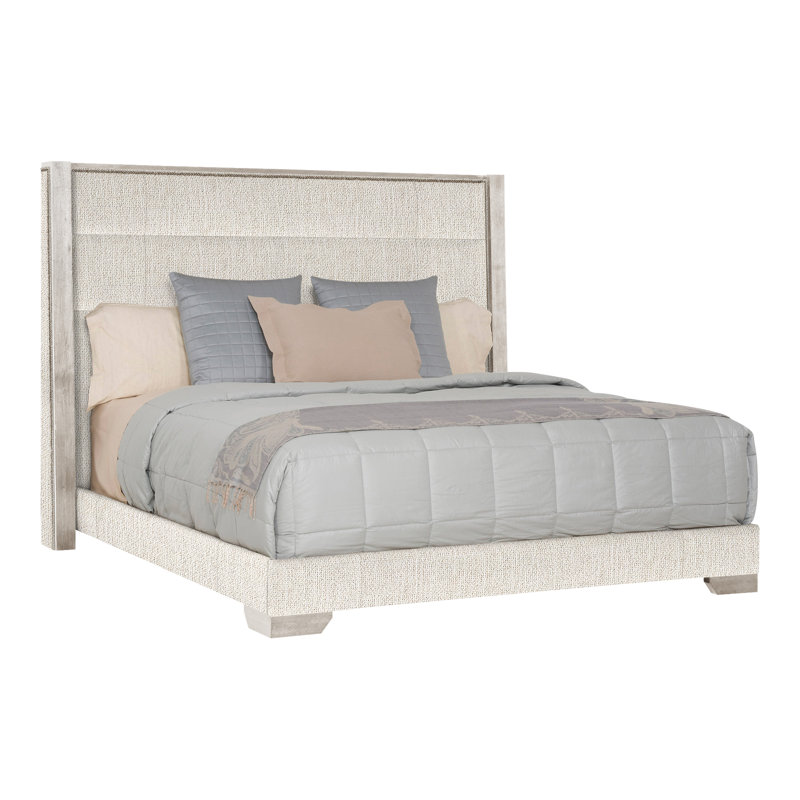 Thom Filicia Home Century Club King Bed, Casa Blanca, Instant Parchment, Yes