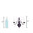 Benedetto Steel Candle Wall Light-578280112