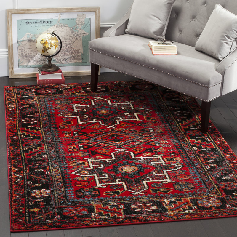 Amaniya Vintage Hamadan Southwestern Rug - Durable & Stylish