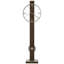 Halo 80" Solid Wood Floor Clock