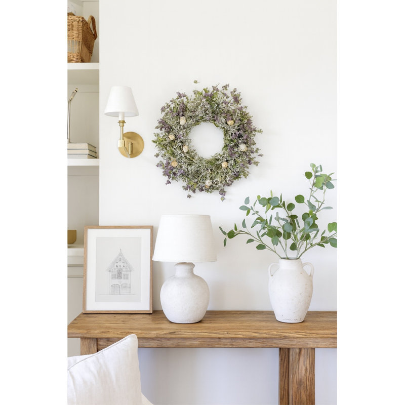 Handcrafted Dried Wreath, 22" H x 22" W x 5" D