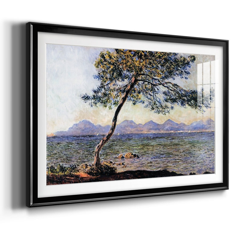 At Cap D'Antibes, 1888, reproduction d'art sur papier, H 30 po x l 44 po x P 1,5 po, Cadre noir