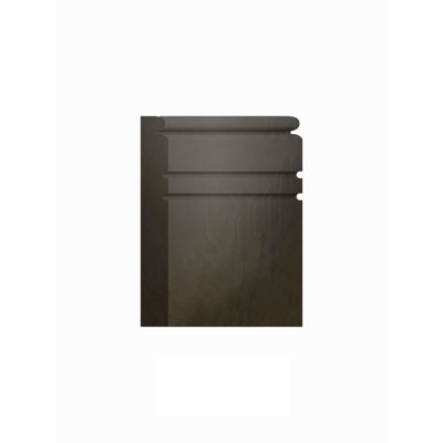Moulure de base pour meubles de 96 po, gris fumé, FBM-SG