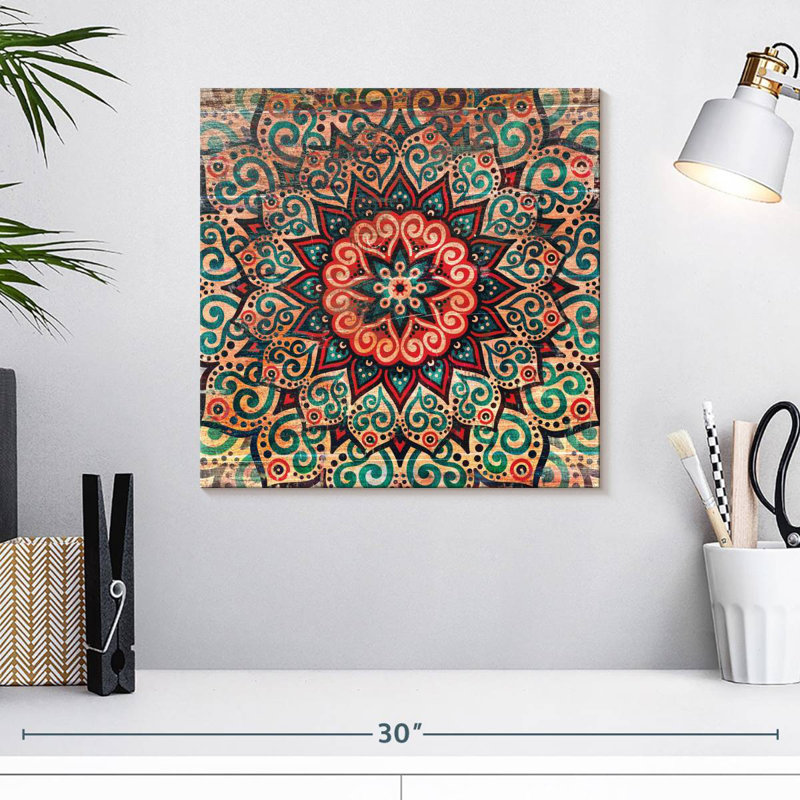 Mandala Kerner Arabesque, H 16 po x l 16 po