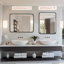 Miroir mural Omolayo, miroir de salle de bain mural-891130060