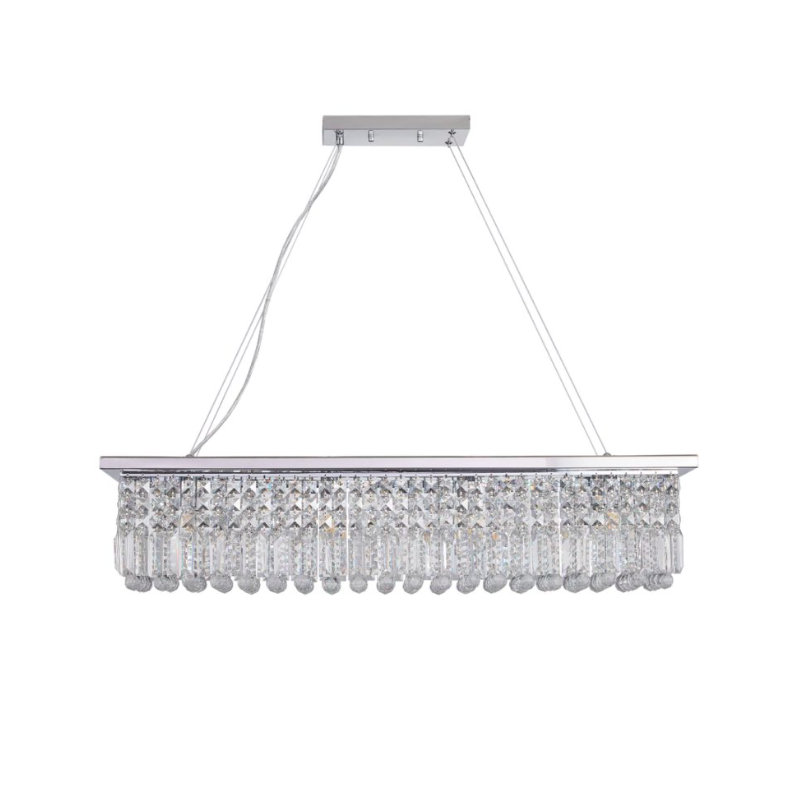 1 - Light Chandelier, Chrome