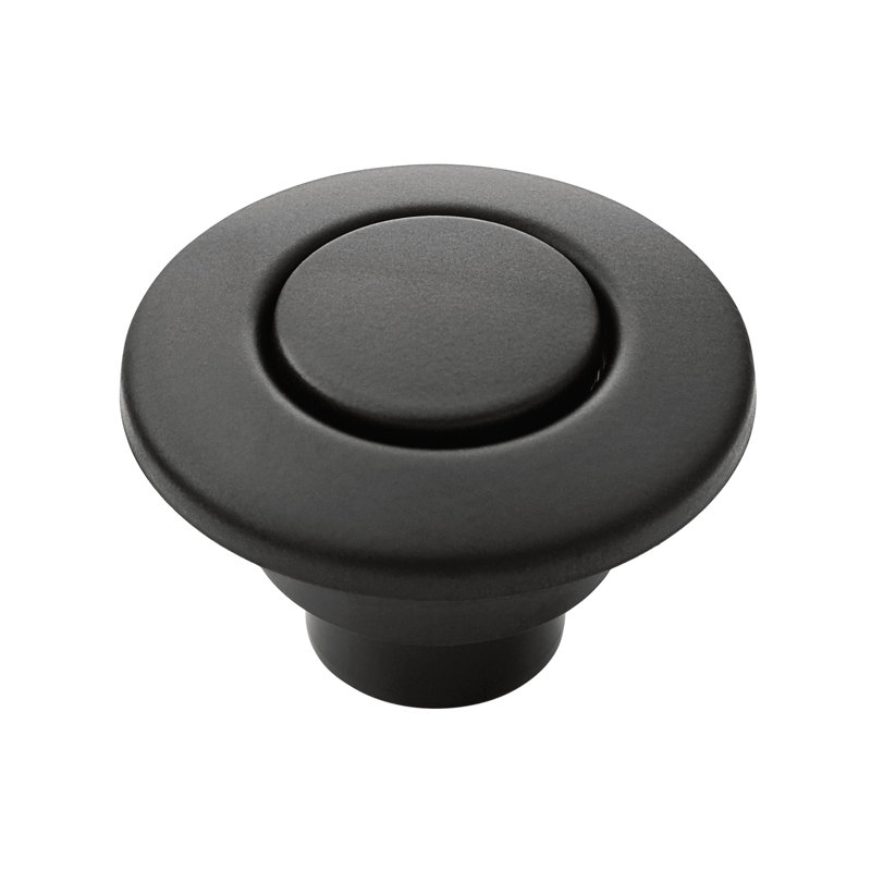 Moen Matte Black Stainless Steel Disposal Air Switch Button
