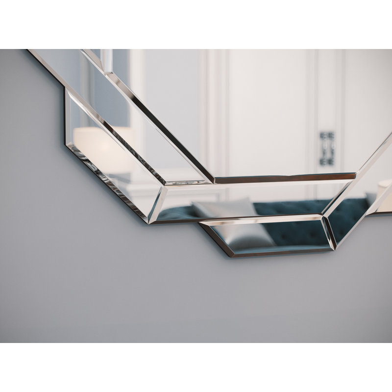 Miroir octogonal Junction - petit, 24 po X 24 po