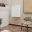 Table flottante vierge, bureau, blanc