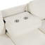 Modular 90" L-Shaped Sectional Sleeper Sofa,Upholstered Couch With Reversible Storage Chaise-852797349