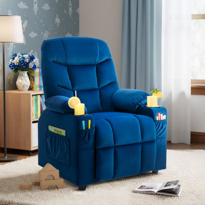 Aalanah Kids 15.2'' Recliner and Ottoman
